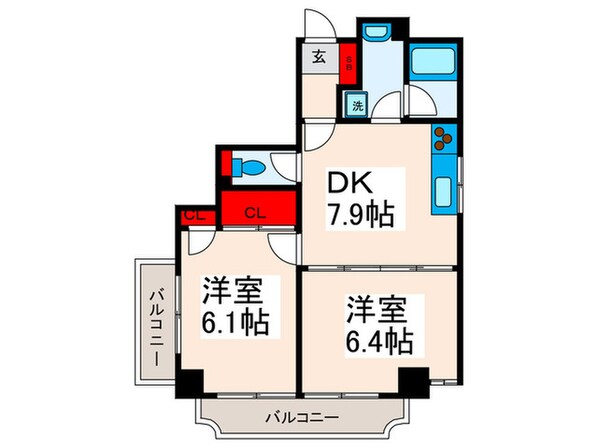 サンフィールド西日暮里の物件間取画像